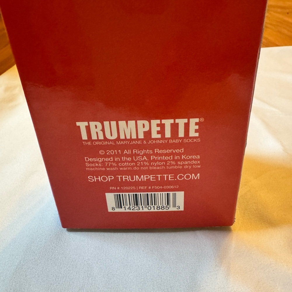 Trumpette Vibrant Red Baby Socks